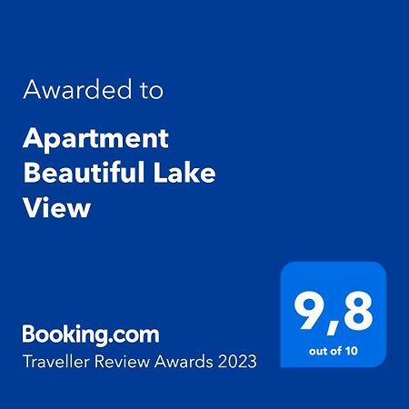 Apartment Beautiful Lake View Блед Экстерьер фото